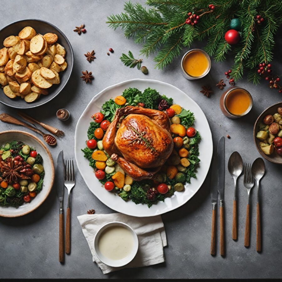 Ceia de Natal Vegana: Como Preparar um Banquete Festivo e Saboroso Sem Ingredientes de Origem Animal